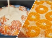 Домашній мандариновий пиріг на сковороді — простий рецепт