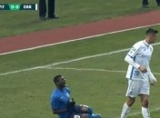 Хачериди ногой ударил соперника и привез пенальти (Видео)