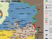 Карта ситуации на Востоке Украины по состоянию на 1 августа