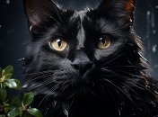 Открытки с Международным днем черного кота 17 августа