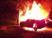 Главе "УДАРа" в Броварах Роману Симутину сожгли машину (Видео) 