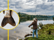 Житомирский рыбак поймал большого карпа