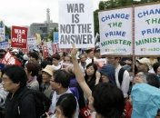 В Японии прошли антивоенные демонстрации 