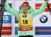 Лидер немецкого биатлона добыла очередную победу на Кубке мира