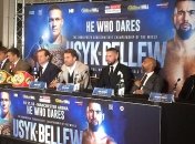 Беллью назвал Усика "монстром", с которым никто не хочет выходить в ринг