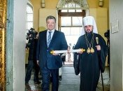 Епифаний поблагодарил Порошенко за "осуществление мечты миллиона верующих"