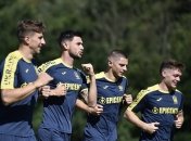 Украинцы готовятся к следующему матчу