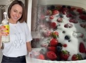 Способ мытья клубники и других ягод