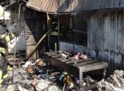 Пожар в Киеве: На одном из столичных рынков чуть не погибла женщина 