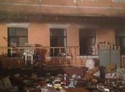 Пожар в офисе Компартии в столице удалось потушить