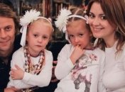 Анатолий Тимощук с первой женой Надеждой Навроцкой и детьми