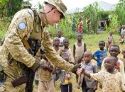 Во Львове прошла ротация украинских миротворцев в Демократической Республике Конго