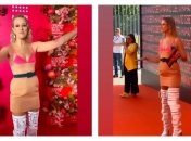 "Спрячьте свои прыщики, зачем их так сжимать": Собчак оконфузилась с нарядом на музыкальной премии (фото, видео)