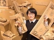 3D-скульптуры с картона: Мономи Оно нашла нужное применение, тому что мы выбрасываем (Фото)вае