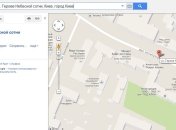 "Небесная сотня" появилась на Google-карте Киева 