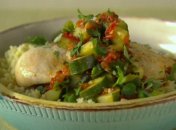 Куриная грудка с кус-кусом по-мароккански