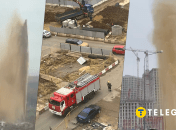 Фонтан из земли в центре Москвы