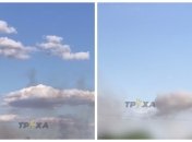 Дим у небі після удару по Миколаєву