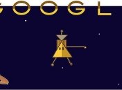Google запустил дудл с зондом Кассини возле Сатурна