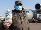 Україна передала Італії п’ять тон дезинфікуючих засобів (Фото)