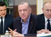 Володимир Зеленський, Реджеп Тайіп Ердоган та Володимир Путін