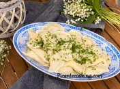 Вареники с сыром и зеленью