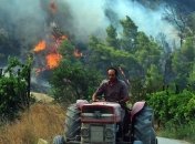  На святой горе Афон четвертые сутки продолжается пожар