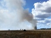 В Крыму на полигоне бытовых отходов вспыхнул пожар (Фото)