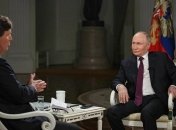 Владимир Путин во время интервью Такера Карлсона