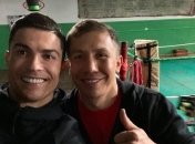 "Работаем над новым проектом": Головкин встретился с Роналду