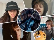 В жизни исполнители ролей Уэнздей, Ксавье, Тайлера и Энид выглядят иначе