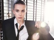 Звезда "Очень странных дел" представила свой бьюти-бренд с новым цветом волос (Фото)