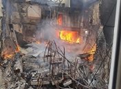 Наслідки одного з обстрілів у Щасті