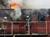 В Киеве на предприятии произошел пожар