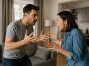 Два человека конфликтуют