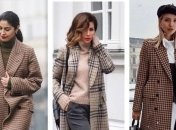 Пальто в клетку — тренд сезона 2024