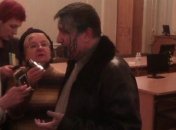 Авакова облили зеленкой (Видео)