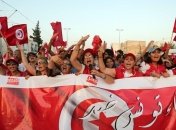 Антиправительственная акция проходит в Тунисе