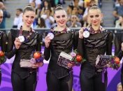 Женская сборная Украины по худ. гимнастике взяла сразу 4 медали на ЕИ