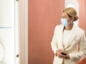 Елена Зеленская провела экскурсию по Мариинскому дворцу для школьников (Фото)