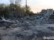 Так виглядає місце прильоту у селі Гроза 5 жовтня