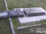 В Харьковской области дети устроили погром на кладбище