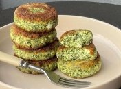 Солоні сирники з сиром та шпинатом