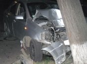 Автомобиль в Сумах врезался в дерево, травмированы дети