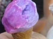 Создано мороженное, которое может менять цвет