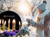 Девушка на улице зимой