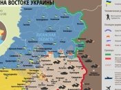 Карта АТО на востоке Украины (23 декабря)