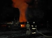 Пожар цистерны с бензином на Харьковщине удалось ликвидировать