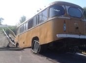 Террористы взорвали мост на Луганщине