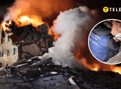 Последствия удара по Харькову и обломки ракеты